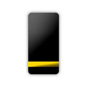 Epaulettes 1 Bar Hard Black