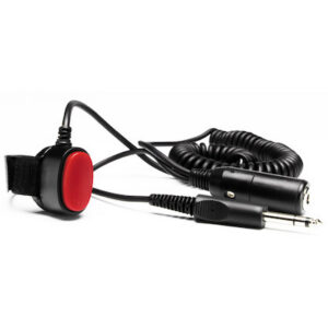 Portable PTT Switch w/Curly Cable & Velcro Strap
