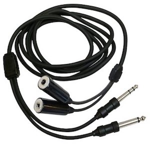 Pilot PA-77S GA Stereo Headset Extension 1,5mtr