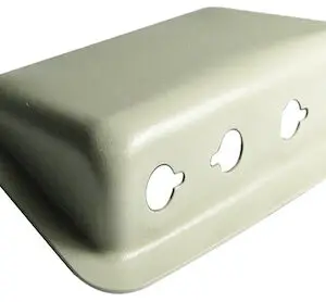 Mic/Phone Jack Housing 4-hole Aluminium Black