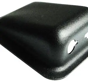 Mic/Phone Jack Housing 2-Hole Aluminium Black